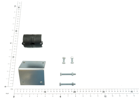 Halter Leitung Katzrahmen · Support cable RF drive unit Demag Identnummer 85857844