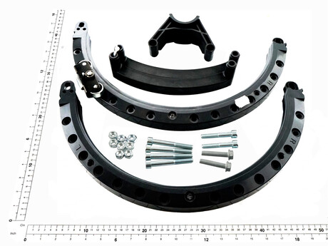 Seilführungsset Links · DMR20, Seildurchmesser: 18 mm, Drum Durchmesser: 454 mm, Seil Einscherrichtung: Left Demag Identnummer 90680233