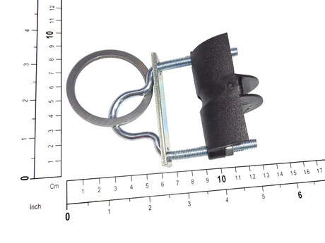 Halter Leitung Katzrahmen · Support cable crab frame Demag Identnummer 98257744