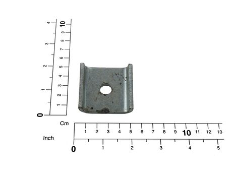Klemme · Clamp Typ: Seil Clamp, Seildurchmesser: 11 mm, Länge: 46 mm, Breite: 48 mm, Höhe: 12 mm, Material: Stahl, C 100 1.0037 ZN Demag Identnummer 98468344