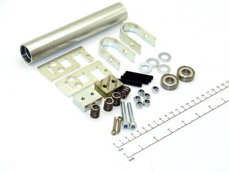 Rolle; Andruckrolle · Nenn Durchmesser: 30 mm, Länge: 176 mm, Material: Stahl Demag Identnummer D0000415