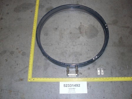 Seilführung · Seildurchmesser: 11mm, Trommeldurchmesser: 608mm, Richtung der Seileinscherung: Rechts Demag Identnummer D0000906