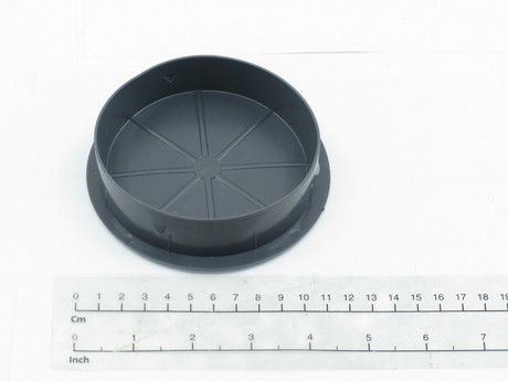 Kappe · Cap for end carriage hand hole, Durchmesser: 100 mm, Farbe Code: RAL 7021 Demag Identnummer D0000934