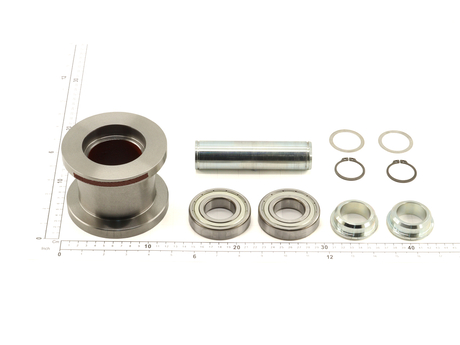 Radsatz; Mitlaufend · Breite: 140 mm, No Oberflächenbehandlung Demag Identnummer D0001035