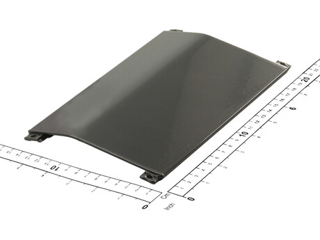 Abdeckplatte · Plate Typ: Rectangular Typ, Länge: 209 mm, Breite: 115 mm, Höhe: 12 mm, Material: Stahl, Farbe Code: RAL 7021 Demag Identnummer D0001402