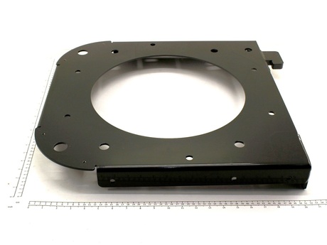 Endplatte · Länge: 517 mm, Höhe: 45 mm, Breite: 510 mm, Thickness: 4 mm, Material: Stahl, Oberflächenbehandlung: Painted, 7021 Demag Identnummer D0001407