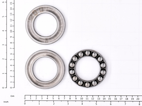 Lager; Axialkugellager · Innendurchmesser: 40mm, Außendurchmesser: 68mm, Breite: 19mm Demag Identnummer D0001789