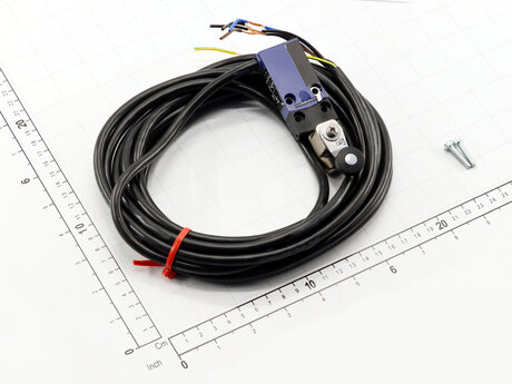 Endschalter · Set enthält limit switch with cable and screws, Kabellänge: 5 m, Number and Typ of Contacts: 1 NO + 1 NC, 6A, Nenn-Betriebs Spannung: 240VAC, IEC/EN; IP Class: IP67 Demag Identnummer D0001796