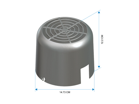 Abdeckung · Farbe: Black Grey RAL 7021 Demag Identnummer D0002734
