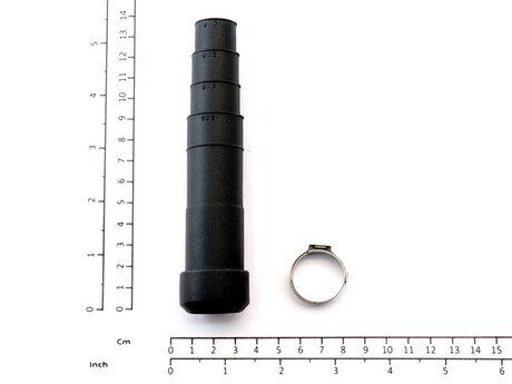 Kabeldurchführung Includes bushing and clamp · Enthält bushing and clamp Demag Identnummer D0003453