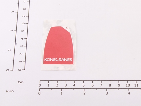Aufkleber · Sticker Text: "Konecranes", For DSB 02 & 04 Demag Identnummer D0003465