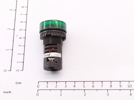 Kontrollleuchte · DSB pilot lamp, Farbe: Green, 230VAC Demag Identnummer D0003496