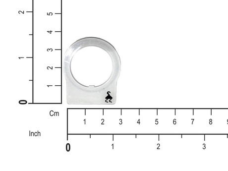 Hängesteuerungstypenschild · DSB label plate, Slack Seil bypass, Used with button, Contact: 1 NO Demag Identnummer D0003522
