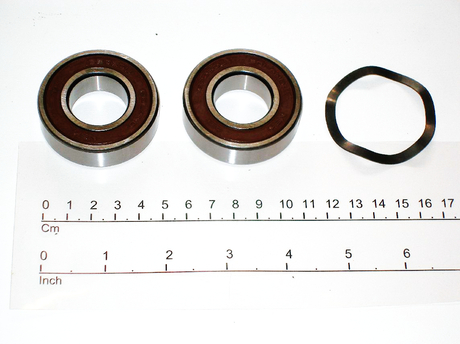 Lagersatz · Set enthält two deep groove ball bearings and suitable disc springs Demag Identnummer D0003779