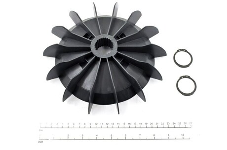 Lüfter · Farbe: Black, Enthält retaining rings Demag Identnummer D0003951