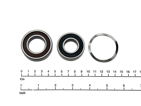 Lagersatz · ECN14 Bearing housing set with shaft, bearing sealing ring, sealing, screws and washers, Without the O-ring Demag Identnummer D0004266