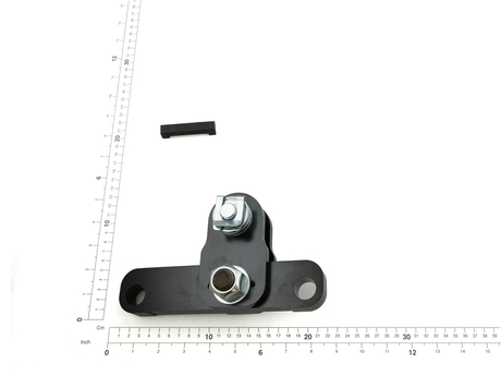 Querbalken · Trolley suspension, Länge: 210,4 mm, Breite: 114,5 mm, Material: Stahl Demag Identnummer D0004625