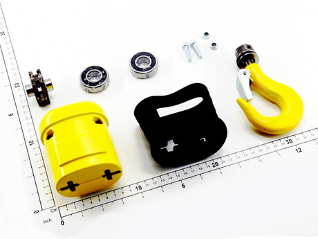Hakenflasche For DBC 02 Hoists, 2 fall Demag Identnummer D0004672