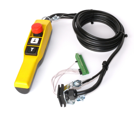 Steuerschalter · 2HS+ES, Kabellänge: 2,5 m, Farbe: Yellow Demag Identnummer D0004867