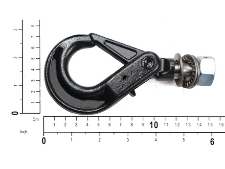 Haken-Baugruppe · Automatic hook, Number of Falls: 1, Farbe Code: 7021, Oberflächenbehandlung: Painted Demag Identnummer D0004903