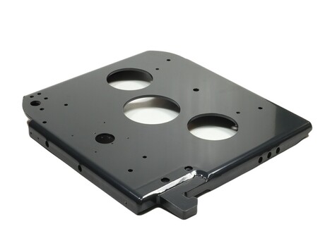 Endplatte · Länge: 808 mm, Breite: 46 mm, Höhe: 700 mm, Farbe Code: RAL 7021 Demag Identnummer D0005284