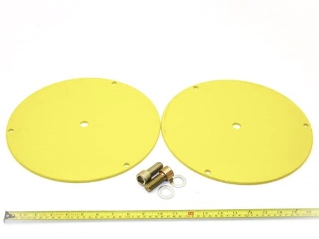Abdeckplatte · Plate Typ: Circular Typ, Plate Durchmesser: 300 mm, Farbe Code: RAL 1021 Demag Identnummer D0005490