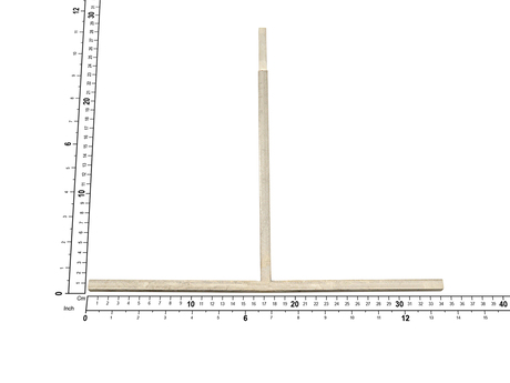 Gestänge · For DVR 3/DVR 5/DVR 10/DVR 20/DVR 40, T-bar for the limit switch, Länge: 279 mm, Breite: 340 mm, Standard: DIN178, Material: Stainless Stahl Demag Identnummer D0005495
