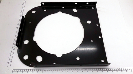 Endplatte · Länge: 479 mm, Breite: 426 mm, Höhe: 36 mm, Thickness: 3 mm, Material: Stahl Demag Identnummer D0005613