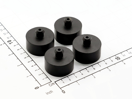 Puffersatz · Satz aus 4 pieces, For C1 to C3 trolley, Material: Tpu, Durchmesser: 40 mm, Länge: 20 mm Demag Identnummer D0005623