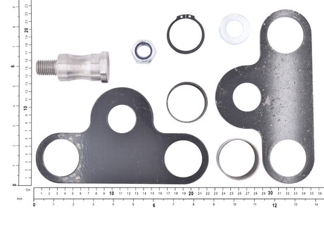 Traversenset · For hook suspension, Trolley Typ: C3, Länge: 122 mm, Breite: 219 mm, Höhe: 8 mm, Material: Stahl Demag Identnummer D0005793