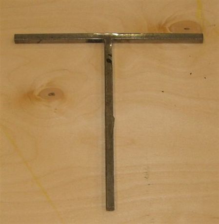 Gestänge · T-bar for the limit switch, Länge: 194 mm, Breite: 200 mm, Standard: DIN 178 Demag Identnummer D0006133