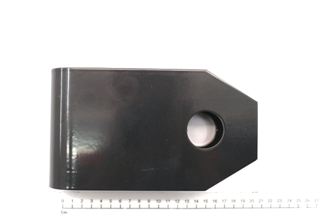 Blech; Trägerblech · Länge: 115 mm, Höhe: 200 mm, Breite: 47 mm, Material: Stahl, Farbe Code: RAL 7021 Demag Identnummer D0006166