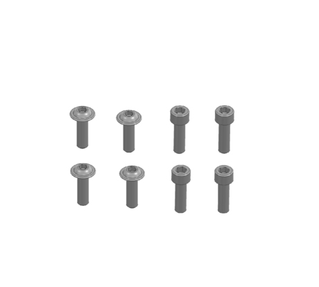 Montagesatz Drum cover mounting kit. Demag Identnummer D0007311