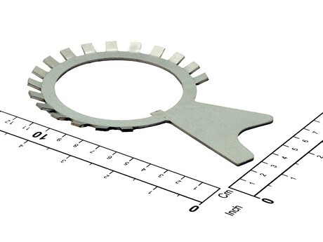 Abhebesicherung · R anti jump catch for upper Seil sheave Demag Identnummer D0007459