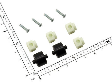 Rolle; Führungsrolle · Satz aus 2 pieces, DHR DHR10S auxiliary trolley guide roller set, Nenn Durchmesser: 35 mm, Länge: 40 mm Demag Identnummer D0007485