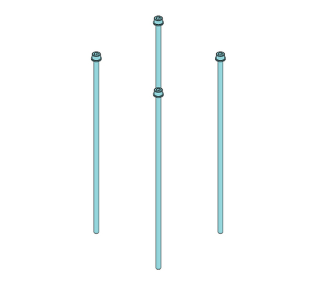 Schraubensatz Screw set for S5 motor Demag Identnummer D0007492