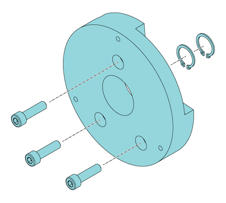 Adapterset Adapter set for DHR5 Demag Identnummer D0007513