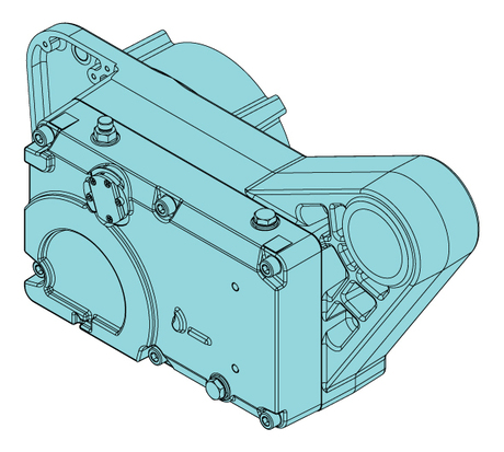 Getriebe; Hubgetriebe Hoisting gear for P5/S5 motors Demag Identnummer D0007528