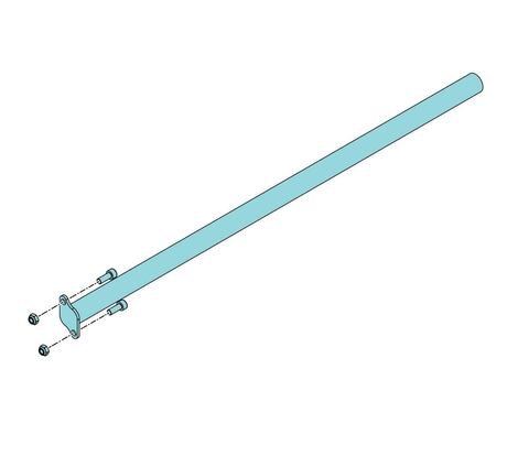 Rohr Rope guide tube for drum length F. Demag Identnummer D0007534