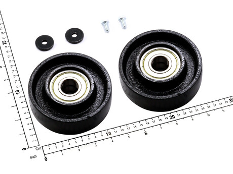 Rad · DHR DHR10S Aux trolley travel wheel set, Satz aus 2 pieces Demag Identnummer D0007555