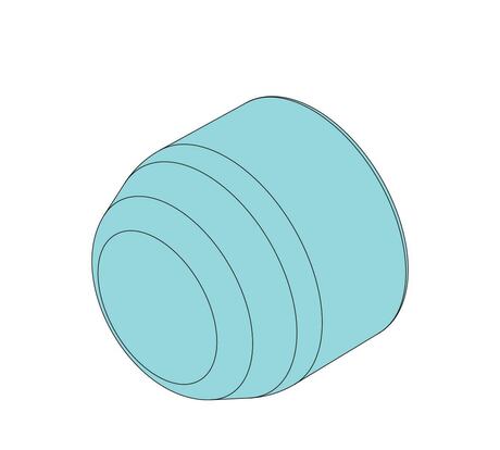 Puffer · Fahrwerkpuffer+2x 100 mm Pufferverlängerungen. Demag Identnummer D0007601