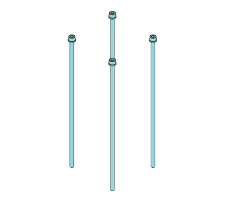 Schraubensatz Screw set for B3 motor Demag Identnummer D0007712
